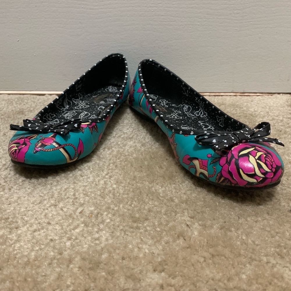 Iron Fist Floral Flats, 7.5